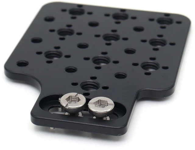 Main image of SZJELEN Camera Mini Expansion Side Plate 3/8-16, 1/4-20 Thread Side Panel Plate Kit for ARRI Alexa Mini/Mini LF RED Canon Sony Camera - Black