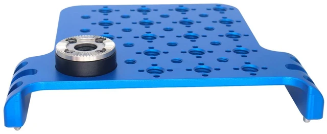 Alt view image 3 of 5 - SZJELEN Alexa Mini LF Cheese Plate, Camera Side Extension Mounting for ARRI Alexa Mini MiniLF Camera with M6 3/8"-16, 1/4"-20 Thread - Blue
