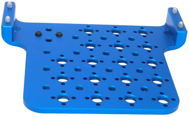 Alt view image 4 of 5 - SZJELEN Alexa Mini LF Cheese Plate, Camera Side Extension Mounting for ARRI Alexa Mini MiniLF Camera with M6 3/8"-16, 1/4"-20 Thread - Blue