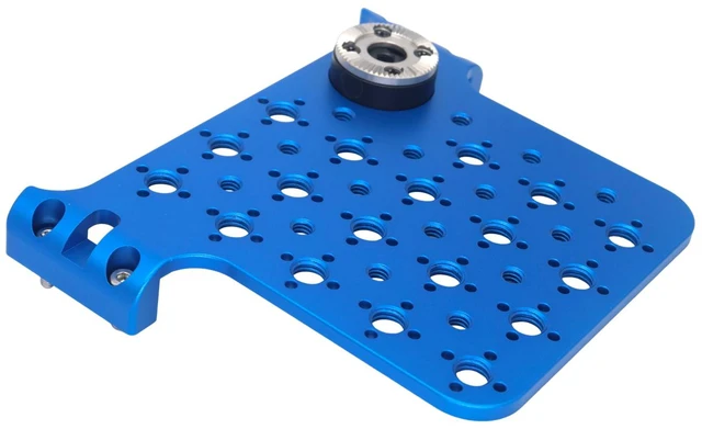 Alt view image 5 of 5 - SZJELEN Alexa Mini LF Cheese Plate, Camera Side Extension Mounting for ARRI Alexa Mini MiniLF Camera with M6 3/8"-16, 1/4"-20 Thread - Blue