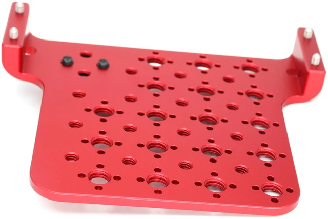 Alt view image 3 of 6 - SZJELEN Alexa Mini LF Cheese Plate, Camera Side Extension Mounting for ARRI Alexa Mini MiniLF Camera with M6 3/8"-16, 1/4"-20 Thread - Red