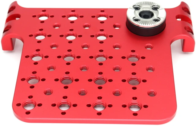 Alt view image 2 of 6 - SZJELEN Alexa Mini LF Cheese Plate, Camera Side Extension Mounting for ARRI Alexa Mini MiniLF Camera with M6 3/8"-16, 1/4"-20 Thread - Red