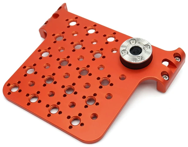 Main image of SZJELEN Alexa Mini LF Cheese Plate, Camera Side Extension Mounting for ARRI Alexa Mini MiniLF Camera with M6 3/8"-16, 1/4"-20 Thread - Orange