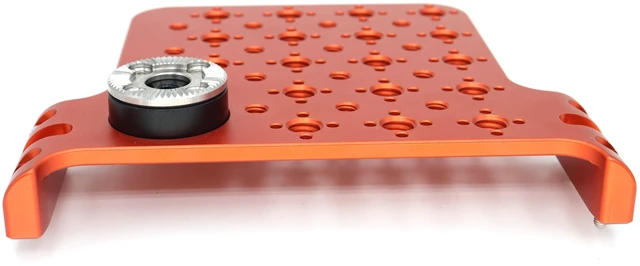 Alt view image 4 of 6 - SZJELEN Alexa Mini LF Cheese Plate, Camera Side Extension Mounting for ARRI Alexa Mini MiniLF Camera with M6 3/8"-16, 1/4"-20 Thread - Orange