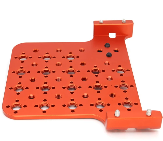 Alt view image 5 of 6 - SZJELEN Alexa Mini LF Cheese Plate, Camera Side Extension Mounting for ARRI Alexa Mini MiniLF Camera with M6 3/8"-16, 1/4"-20 Thread - Orange