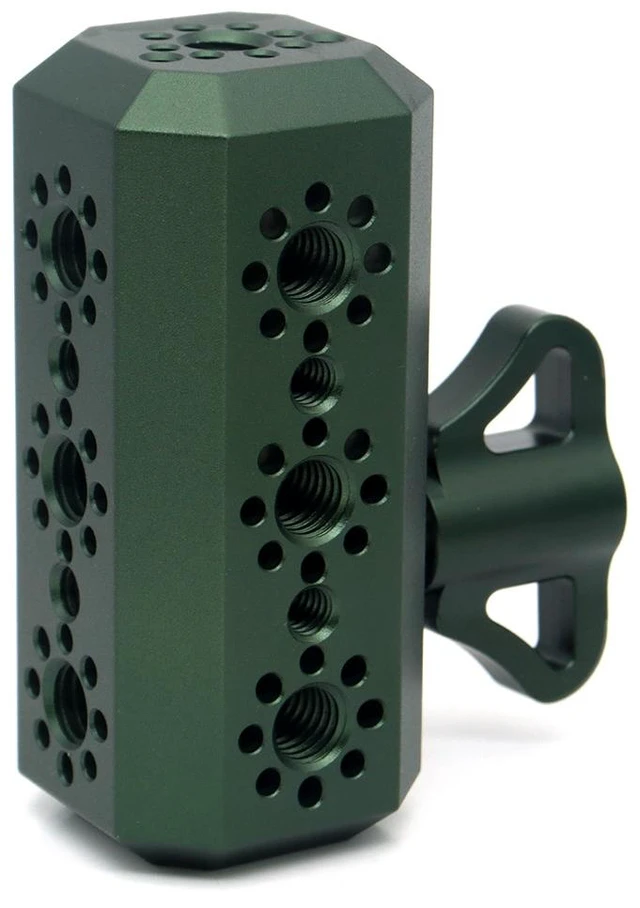 Main image of SZJELEN Universal Photography Light Stand Tripod Adapter, 1/4" 3/8" Screw Camera Mount Converter for Studio Flash LED Ring Light Monolight - Dark Green