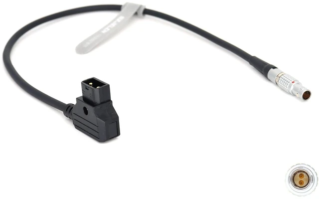 Alt view image 2 of 6 - SZJELEN D-TAP to 0B 2Pin Male Power Cable Suitable for Teradek, Blackmagic Pyxis, ARRI, RED Komodo, Z CAM, DJI RS2/RS3 Pro, SmallHD, Preston, Paralinx, Switronix - 30cm