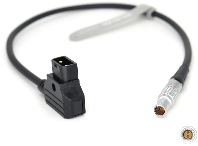 Alt view image 3 of 6 - SZJELEN D-TAP to 0B 2Pin Male Power Cable Suitable for Teradek, Blackmagic Pyxis, ARRI, RED Komodo, Z CAM, DJI RS2/RS3 Pro, SmallHD, Preston, Paralinx, Switronix - 30cm