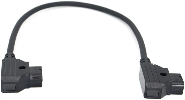 Alt view image 4 of 7 - SZJELEN Power Extension Cable D-tap Male to Male for DSLR Rig Battery LED Light V-Mount Battery - 50cm