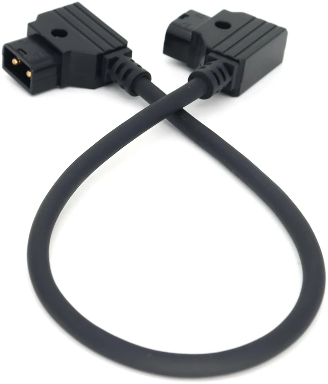 Alt view image 6 of 7 - SZJELEN Power Extension Cable D-tap Male to Male for DSLR Rig Battery LED Light V-Mount Battery - 50cm