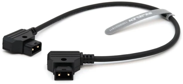 Main image of SZJELEN Power Extension Cable D-tap Male to Male for DSLR Rig Battery LED Light V-Mount Battery - 50cm