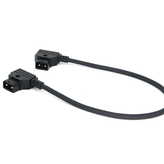 Alt view image 7 of 7 - SZJELEN Power Extension Cable D-tap Male to Male for DSLR Rig Battery LED Light V-Mount Battery - 100cm