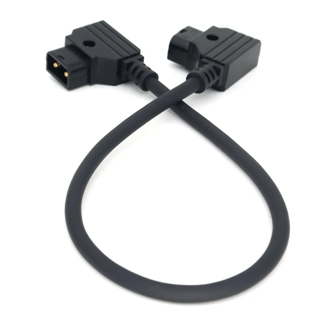 Alt view image 5 of 7 - SZJELEN Power Extension Cable D-tap Male to Male for DSLR Rig Battery LED Light V-Mount Battery - 100cm