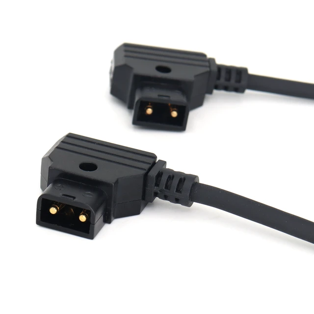 Alt view image 6 of 7 - SZJELEN Power Extension Cable D-tap Male to Male for DSLR Rig Battery LED Light V-Mount Battery - 100cm