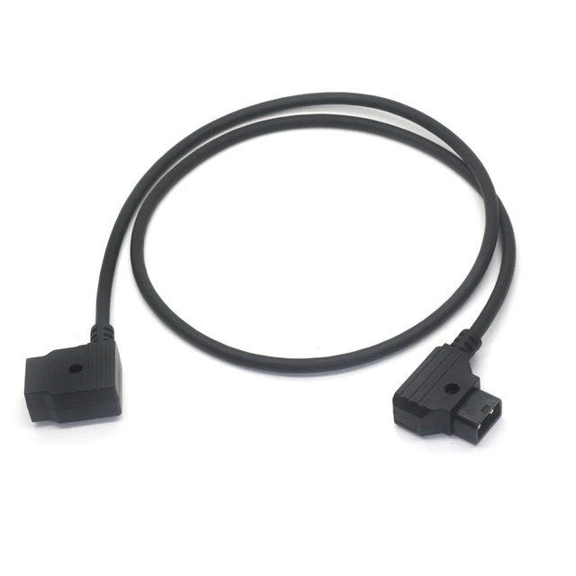 Alt view image 3 of 3 - SZJELEN Power Extension Cable D-tap Male to Female for DSLR Rig Battery LED Light V-Mount Battery - 50cm