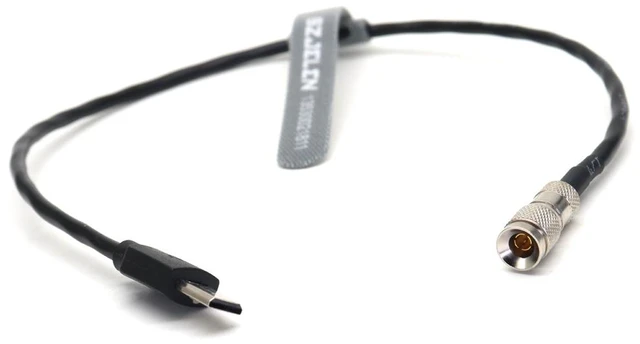 Alt view image 4 of 4 - SZJELEN Timecode Cable DIN 1.0/2.3 to Micro-USB for Sony FX3 A7S3 A1 - 30cm