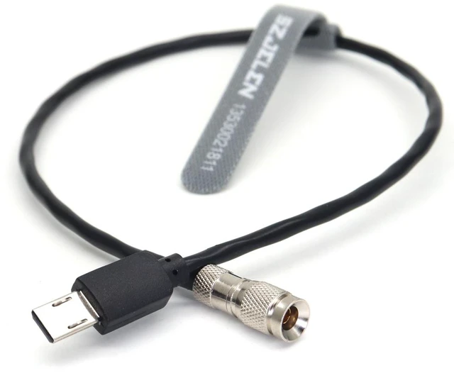 Main image of SZJELEN Timecode Cable DIN 1.0/2.3 to Micro-USB for Sony FX3 A7S3 A1 - 30cm
