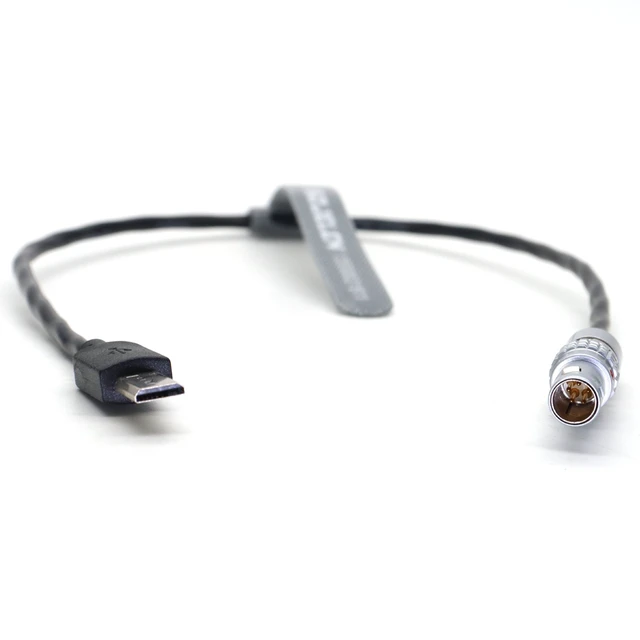 Alt view image 4 of 4 - SZJELEN Timecode Cable 0B 5Pin to Micro-USB for Sony FX3 A7S3 A1 - 30cm