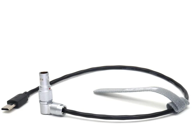 Alt view image 4 of 5 - SZJELEN Timecode Cable Rotate Right Angle 0B 5Pin to Micro-USB for Sony FX3 A7S3 A1 - 30cm
