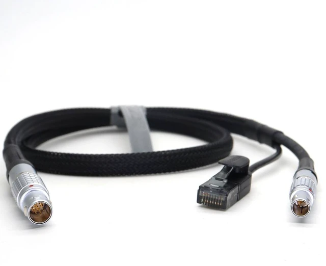 Alt view image 4 of 6 - SZJELEN Power Cable 1B 10Pin Male to 0B 2Pin + RJ45 for ARRI Alexa Mini/Mini LF/Alexa 35 Camera, Teradek COLR,Bitbox Mini - 50cm
