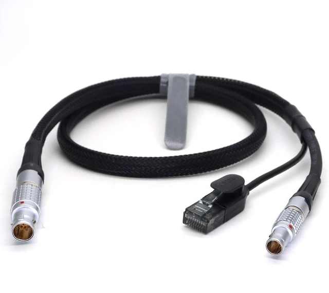 Alt view image 6 of 6 - SZJELEN Power Cable 1B 10Pin Male to 0B 2Pin + RJ45 for ARRI Alexa Mini/Mini LF/Alexa 35 Camera, Teradek COLR,Bitbox Mini - 50cm