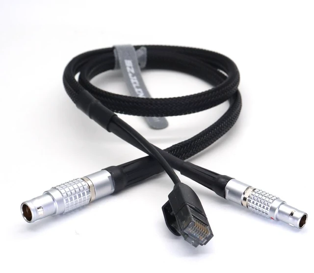 Main image of SZJELEN Power Cable 1B 10Pin Male to 0B 2Pin + RJ45 for ARRI Alexa Mini/Mini LF/Alexa 35 Camera, Teradek COLR,Bitbox Mini - 50cm