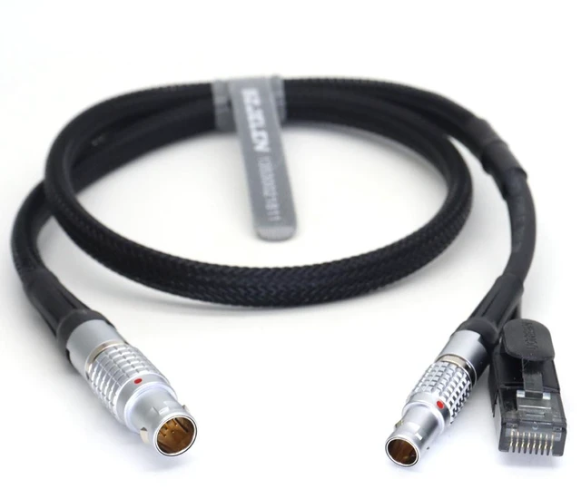 Alt view image 3 of 6 - SZJELEN Power Cable 1B 10Pin Male to 0B 2Pin + RJ45 for ARRI Alexa Mini/Mini LF/Alexa 35 Camera, Teradek COLR,Bitbox Mini - 50cm