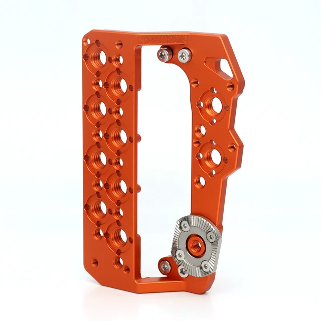 Alt view image 2 of 3 - SZJELEN Alexa 35 Expansion Side Panel Kit with 3/8"-16 & M4 screw for ARRI Alexa 35 Camera - Orange