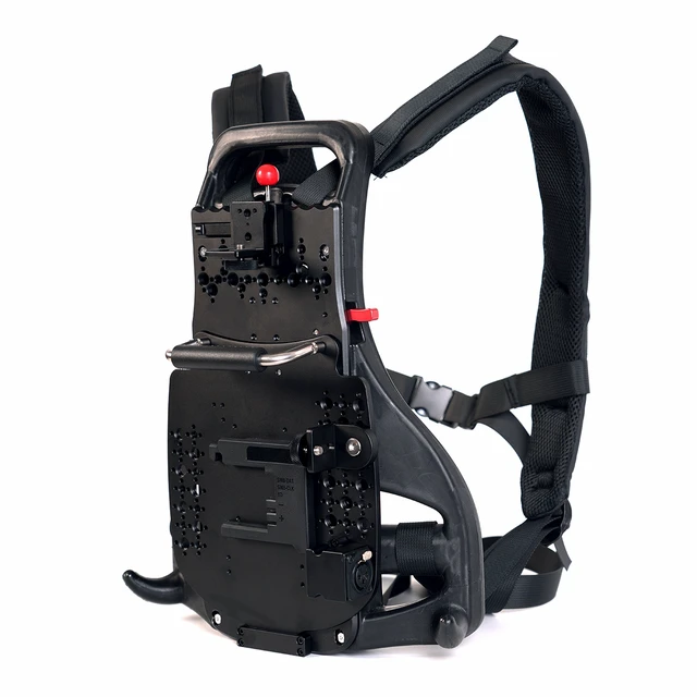 Alt view image 4 of 7 - SZJELEN Outdoor Live Streaming Broadcast Backpack Plate Vest For V-Mount Battery Clamp Power Output Supply Wireless Video (B-Mount Backpack+Box)