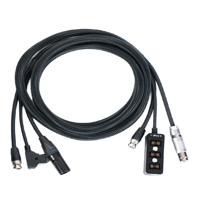 Alt view image 2 of 3 - SZJELEN Outdoor Live Streaming Broadcast Backpack Plate Vest For V-Mount Battery Clamp Power Output Supply Wireless Video (For ARRI XT LF Cable)