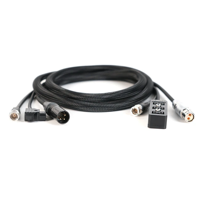 Alt view image 3 of 3 - SZJELEN Outdoor Live Streaming Broadcast Backpack Plate Vest For V-Mount Battery Clamp Power Output Supply Wireless Video (For ARRI XT LF Cable)