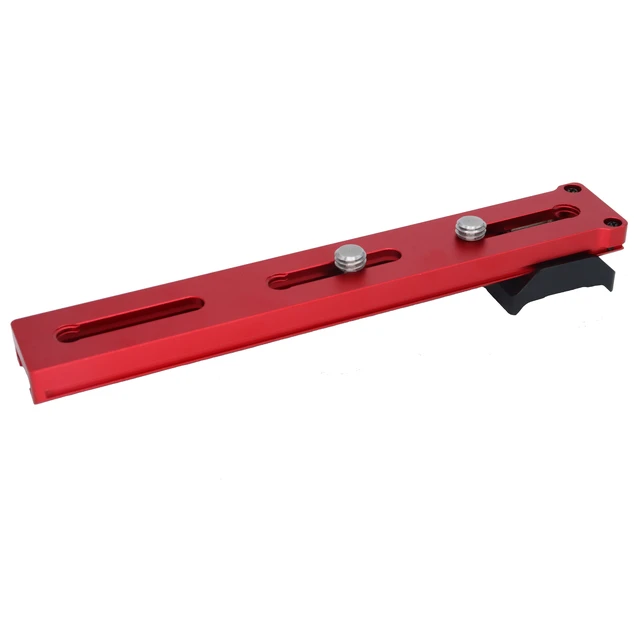 Alt view image 5 of 6 - SZJELEN Ronin 2 Gimbal Camera Mounting Plate, Sliding Plate with 3/8"-16 screws and 1/4"-20 thread for ARRI Alexa for Sony for RED for Blackmagic 185mm Ronin 2 Fixed Bracket - Red