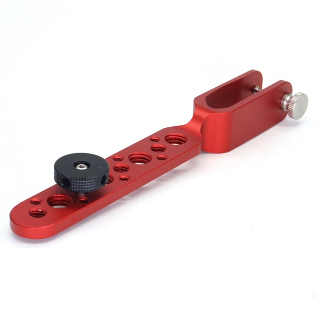 Alt view image 3 of 5 - SZJELEN Ronin 2 Image Transmission Bracket, Tilt Axis Cage Arm Extension Stand Bracket Mount for Ronin 2, Teradek Bolt Bond Vaxis Video Transmission Transmitter - Receiver Red