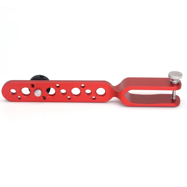 Alt view image 4 of 5 - SZJELEN Ronin 2 Image Transmission Bracket, Tilt Axis Cage Arm Extension Stand Bracket Mount for Ronin 2, Teradek Bolt Bond Vaxis Video Transmission Transmitter - Receiver Red