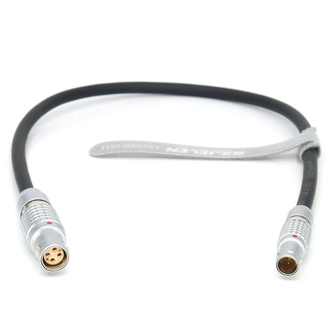 Alt view image 2 of 3 - SZJELEN Power Cable 14.4V 0B 2Pin for MotoCrane Titan LT Remote Control gimbal To 1B 6Pin(4+2) Female For Ronin 4D, For RED V-raptor/Komodo X - 50cm