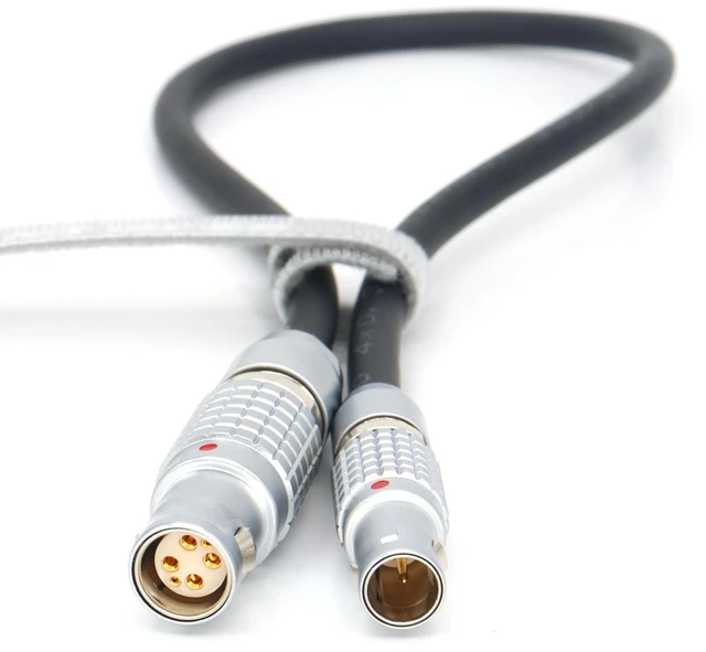 Main image of SZJELEN Power Cable 14.4V 0B 2Pin for MotoCrane Titan LT Remote Control gimbal To 1B 6Pin(4+2) Female For Ronin 4D, For RED V-raptor/Komodo X - 50cm