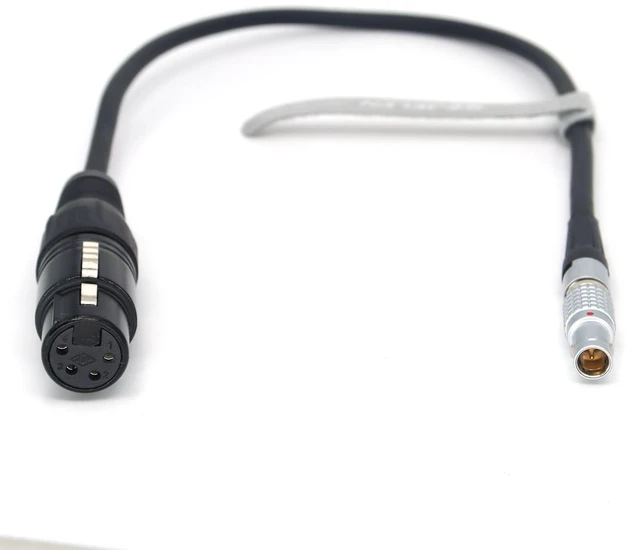 Alt view image 2 of 3 - SZJELEN Power Cable 14.4V 0B 2Pin For MotoCrane Titan LT Remote PTZ To XLR 4Pin Female For SONY Venice/F55/F5, For Canon C400, For Blackmagic URSA - 50cm