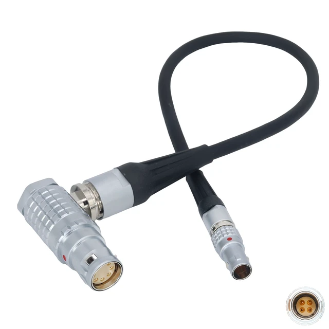Alt view image 2 of 2 - SZJELEN Power Cable For Titan LT Gimbal 26V 0B 4Pin To Elbow 2B 8Pin Female Power Cable For ARRI ALEXA 35/265/Mini/Mini LF Camera - 50cm
