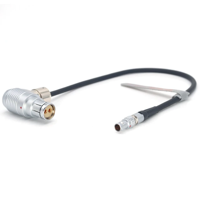 Alt view image 2 of 2 - SZJELEN Power Cable For Titan LT Gimbal 0B 4Pin 26V To Elbow XT 2Pin Female Power Cable For ARRI Alexa Classic, XT SXT, Alexa 65 LF Camera - 50cm