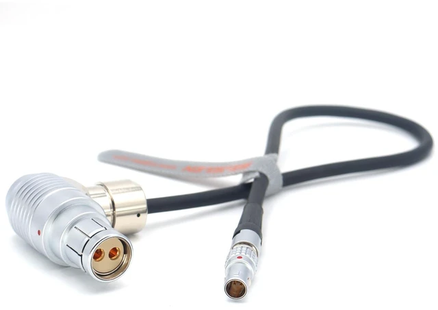 Main image of SZJELEN Power Cable For Titan LT Gimbal 0B 4Pin 26V To Elbow XT 2Pin Female Power Cable For ARRI Alexa Classic, XT SXT, Alexa 65 LF Camera - 50cm
