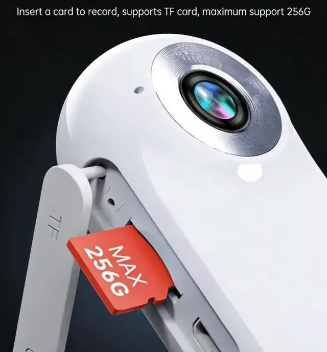 Alt view image 6 of 6 - Mini Thumb Camera, Sports Action Recorder for Outdoor Travel, Cycling, Hunting & Pet Use, Black + 16GB TF Card