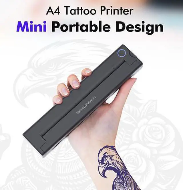 Alt view image 7 of 7 - Mini Bluetooth Thermal Printer, Portable Stencil Transfer Printer for Office & Home Use