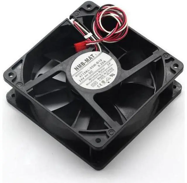Alt view image 3 of 4 - 4715KL-05W-B19 For NMB-MAT 120mm 12038 DC 24V 0.2A 3-Wire Converter Cooling Fan
