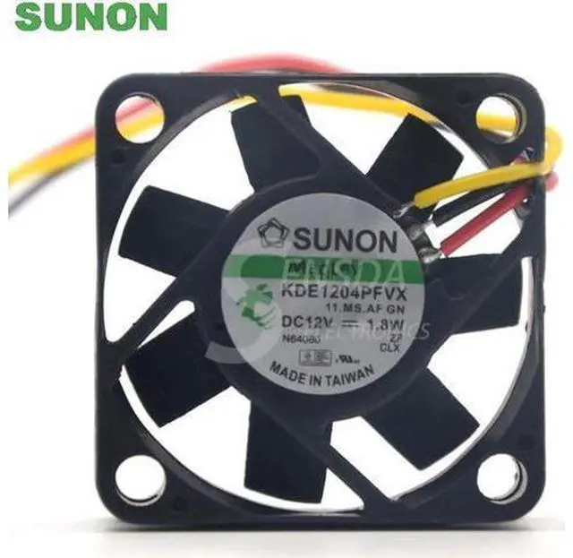 Main image of For Sunon fan KDE1204PFVX 40*40*10 mm 12V 1.8W with a 3-wire switch server inverter