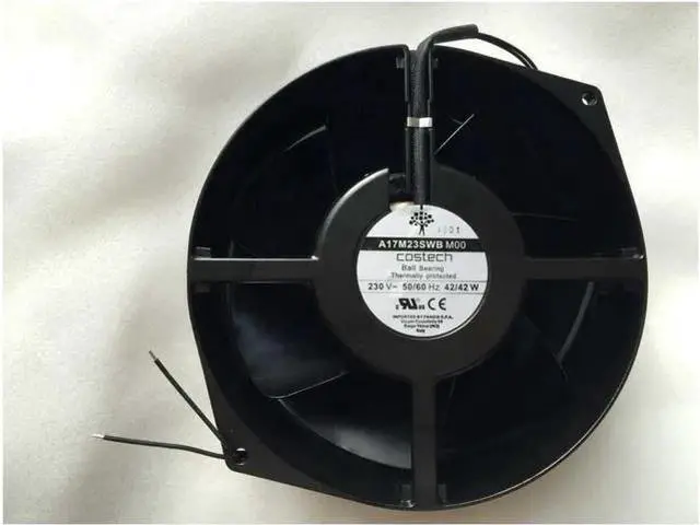 Alt view image 5 of 6 - Costech A17M23SWB M00 230V~50/60Hz 42W V3F elevator Fan, A17M23SWBM00 Cooling Fan