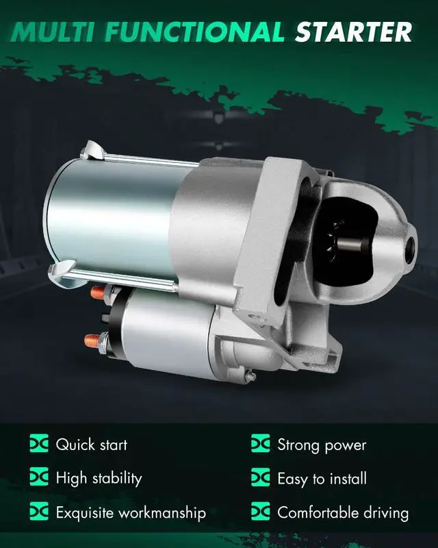 Alt view image 2 of 7 - New Starter fits for Oldsmobile Alero for Chevrolet Monte Carlo for Pontiac Grand SDR0069 112900 10465384