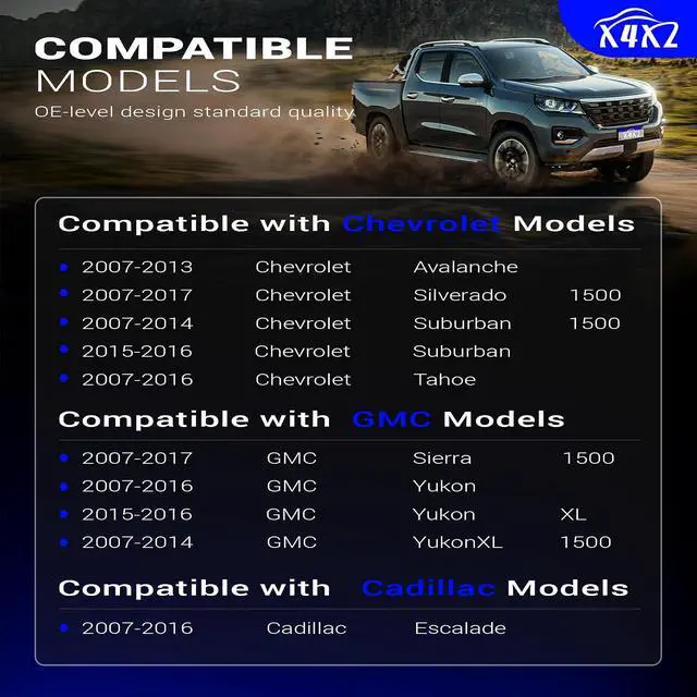 Alt view image 2 of 7 - K700432 Front Stabilizer Sway Bar End Links for 07-17 Chevy Silverado 1500,07-13 Avalanche,07-16 Tahoe,15-16 Suburban/GMC 07-17 Sierra 1500,07-16 Yukon/07-16 Cadillac Escalade Replace K700538
