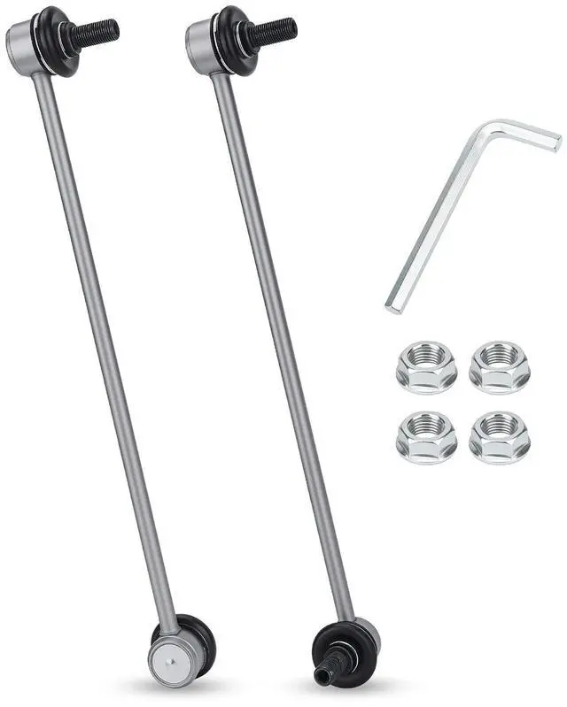 Main image of 13.82" Zinc-Nickel Alloy Front Left Right Stabilizer Sway Bar Links for 2011-2012 Hyundai Sonata 2011-2012 Kia Optima 2.0L 2.4L 548302T000 548402T000 K750610 K750611