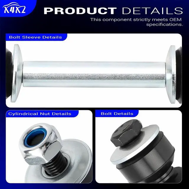 Alt view image 7 of 7 - K8772 Front Stabilizer Sway Bar End Links for Ford 97-02 Expedition,97-03 F-150,04 F-150 Heritage RWD, 97-99 F-250,1997-2003 FORD LOBO/Lincoln 02-03 Blackwood,98-02 Navigator Replaces# K700536