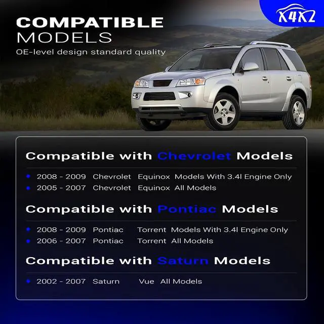 Alt view image 2 of 7 - Zinc-Nickel Alloy Front Stabilizer Sway Bar Links for 2005-2009 Chevy Equinox,2006-2009 Pontiac Torrent,2002-2007 Saturn VUE Replaces #K80460 K80461